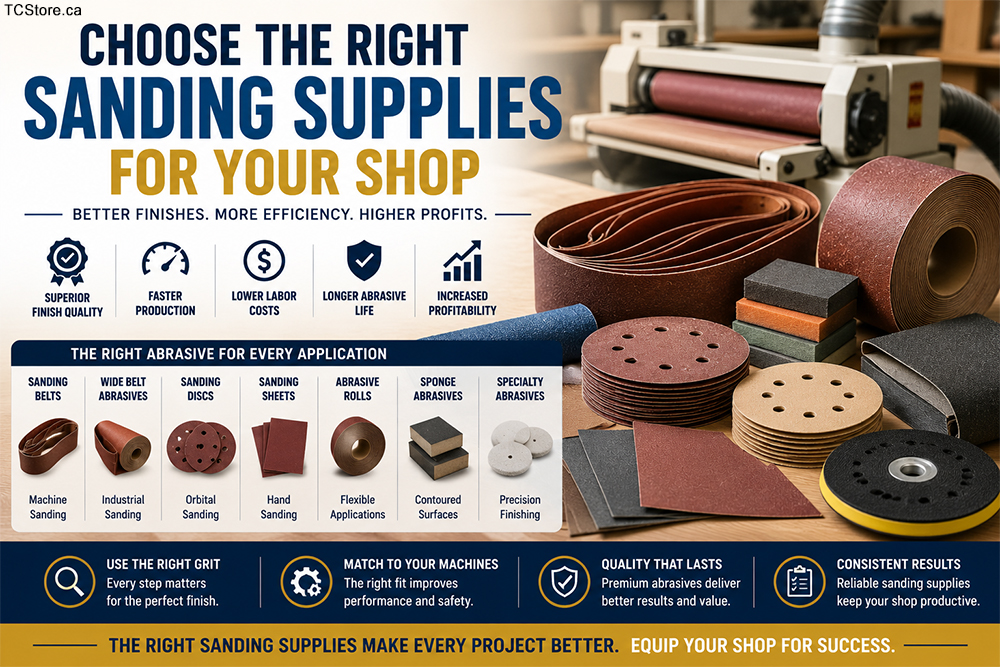 Choosing the Right Sanding Supplies for Your Shop
