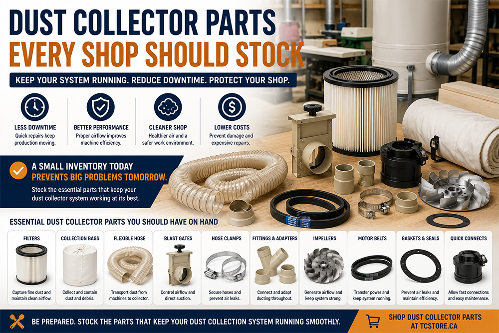 Dust Collector Parts Every Shop Should Stock