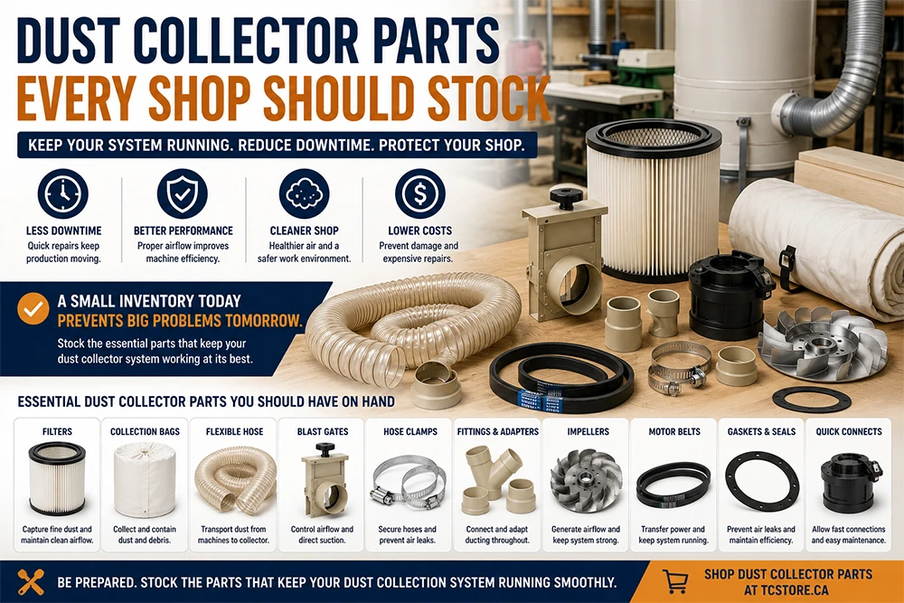 Dust Collector Parts Every Shop Should Stock