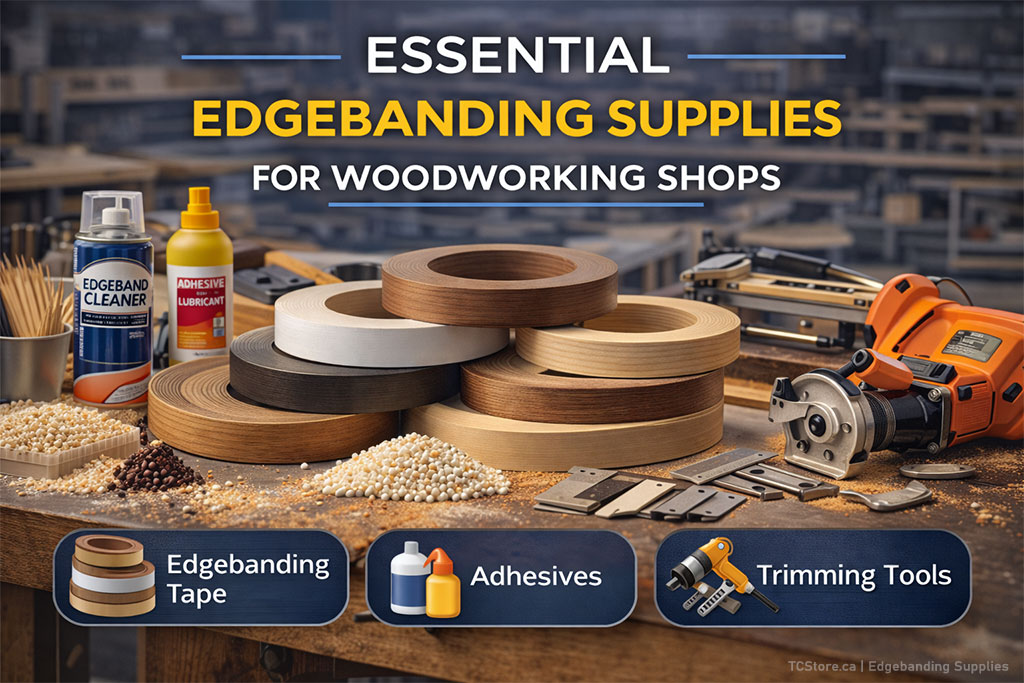 Essential Edgebanding Supplies for Woodworking Shops