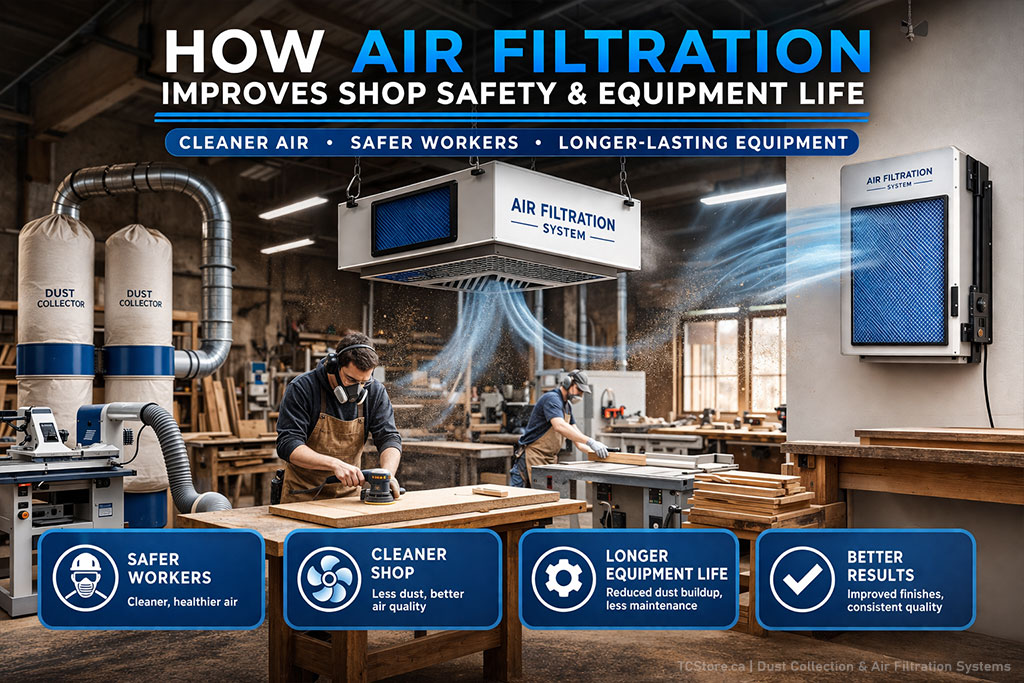 How Air Filtration Improves Shop Safety and Equipment Life