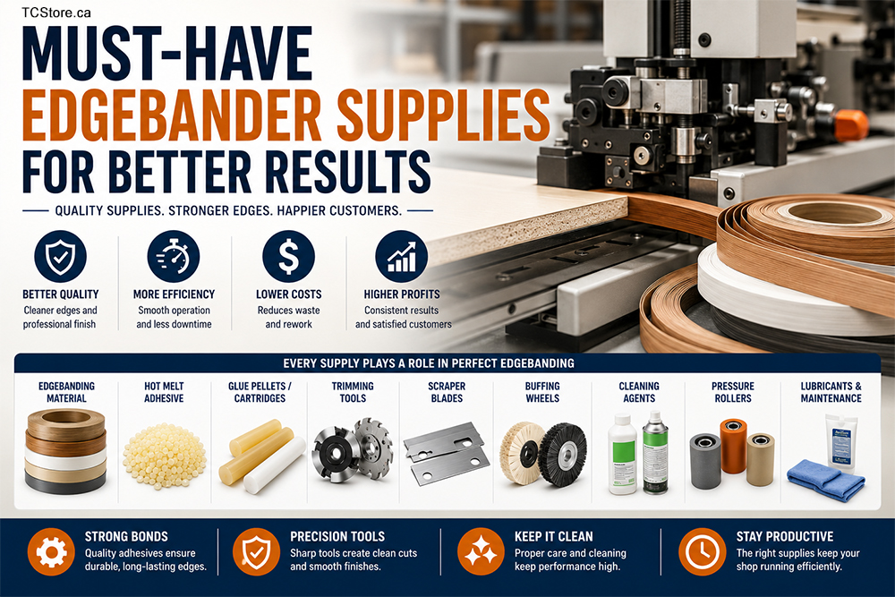 Must-Have Edgebander Supplies for Better Results
