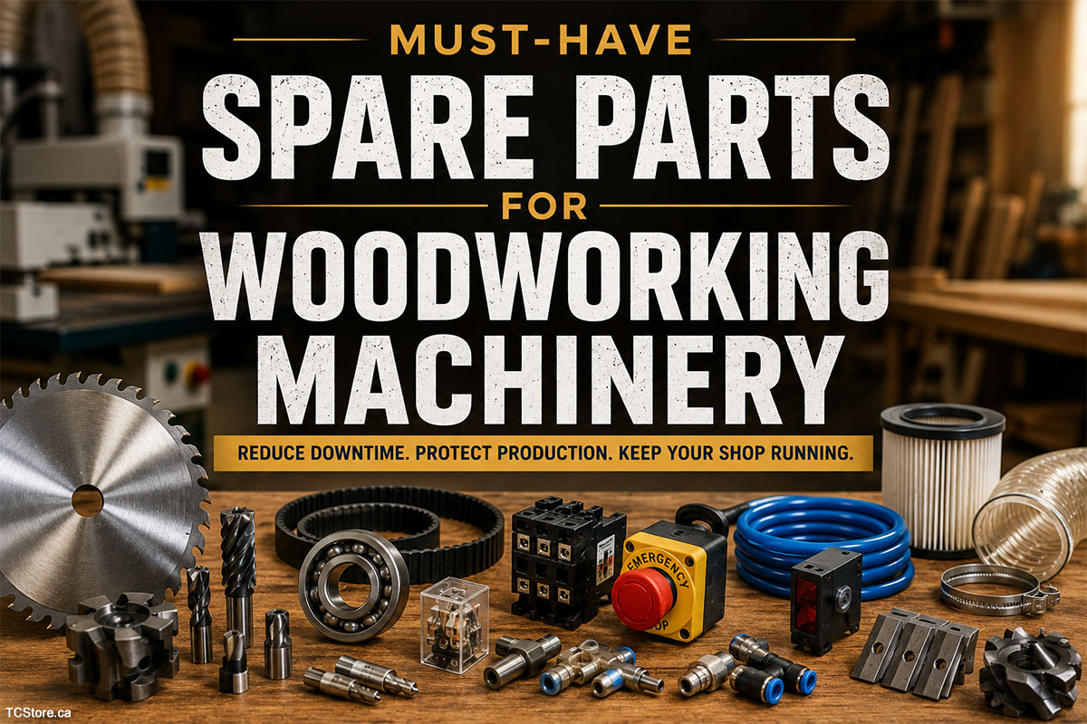 Must-Have Spare Parts for Woodworking Machinery