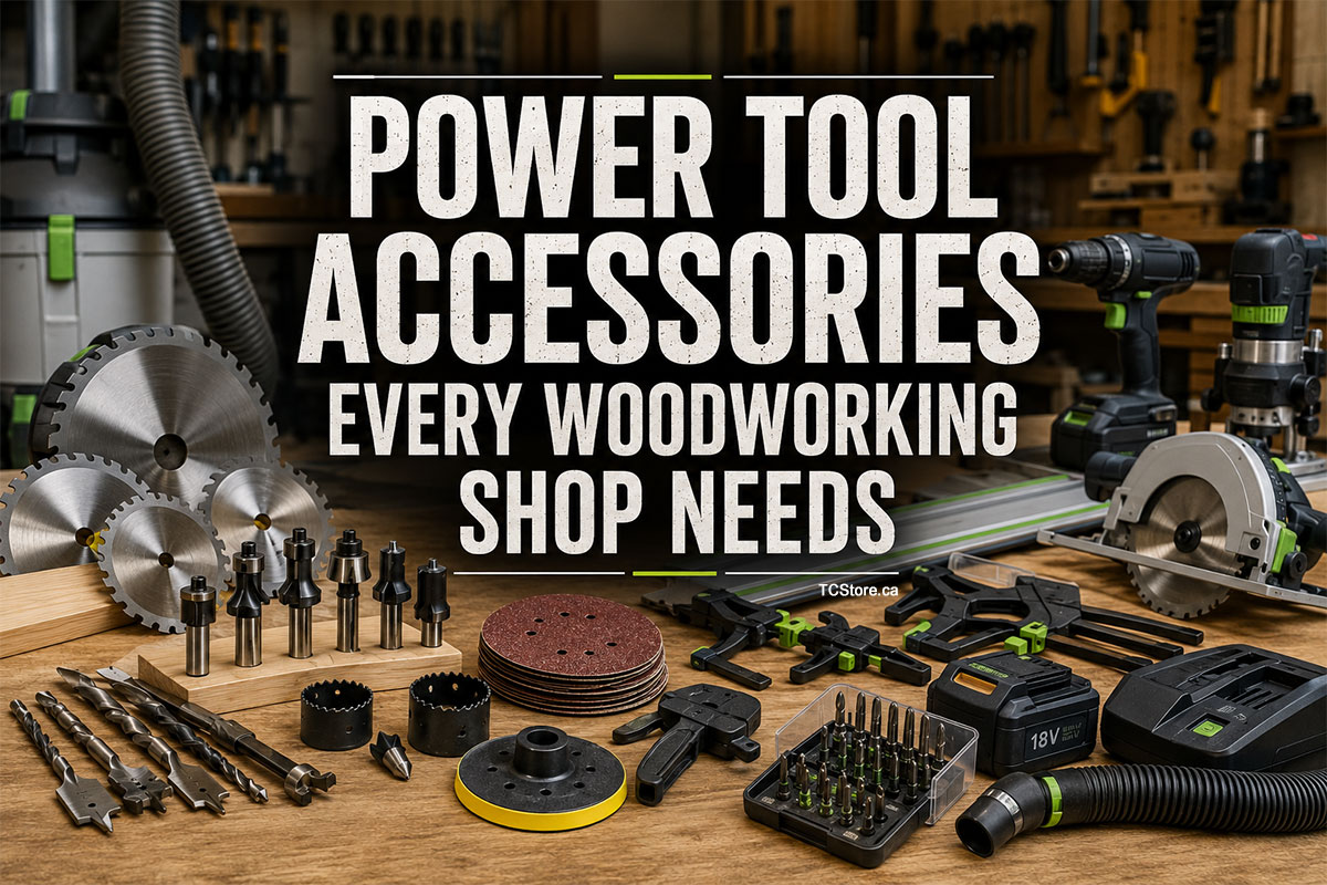 Power Tool Accessories Every Woodworking Shop Needs