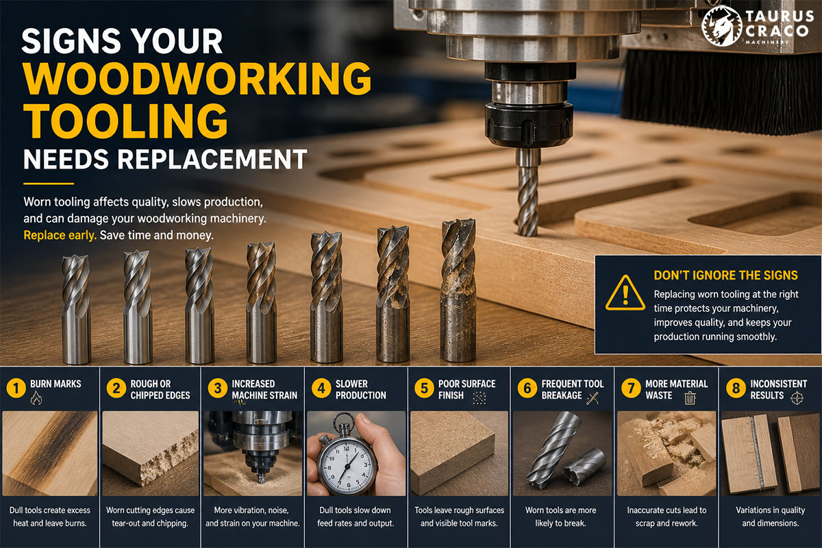 Signs Your Woodworking Tooling Needs Replacement