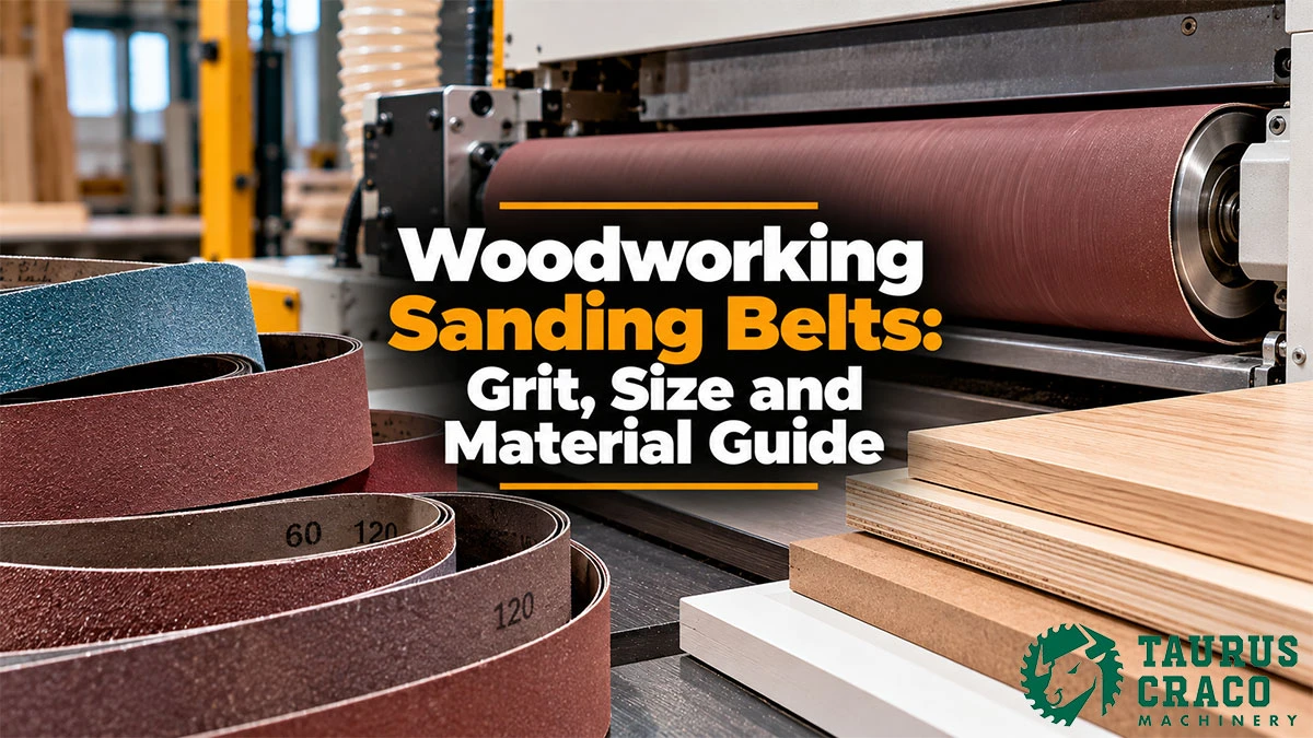 Woodworking Sanding Belts: Grit, Size and Material Guide
