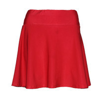Flared Golf Skort in Red