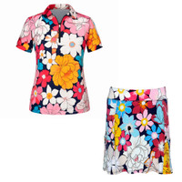 Golf Outfit with Flowers
