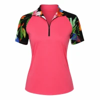Golf Outfit in Peach & Jungle Print