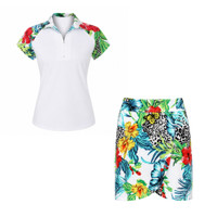 Golf Outfit in Caribbean Print
