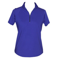 Short Sleeve Summer Top in Cornflower Blue