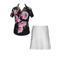 Golf Outfit in Magnolia & White