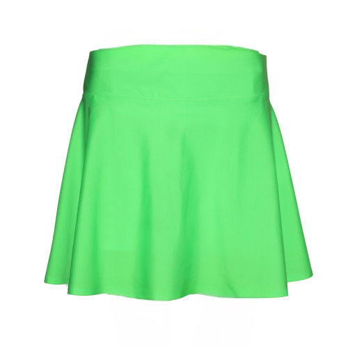 Flared Skort in Lime Green