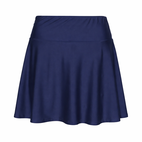 Flared Golf Skort in Navy Blue