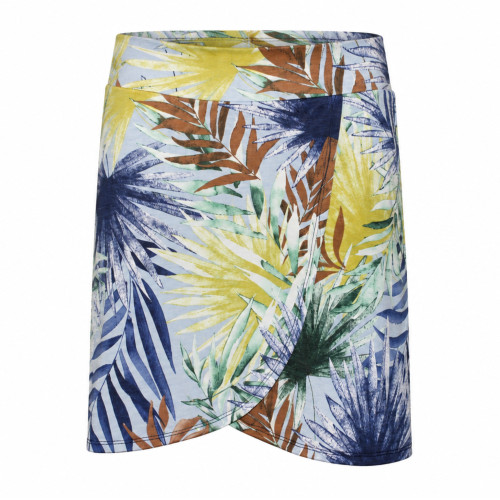 Wrap Style Skort in Foliage Blue