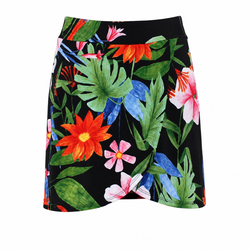 Wrap Style Golf Skort in Jungle Print