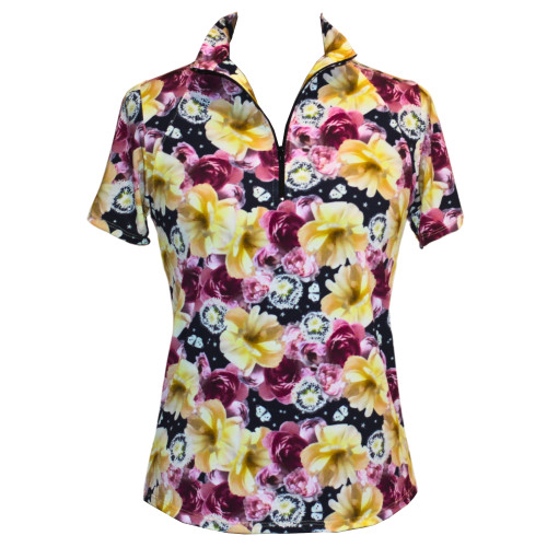 LIMITED EDITION: Short Sleeve Golf Top in Flower Dream Print