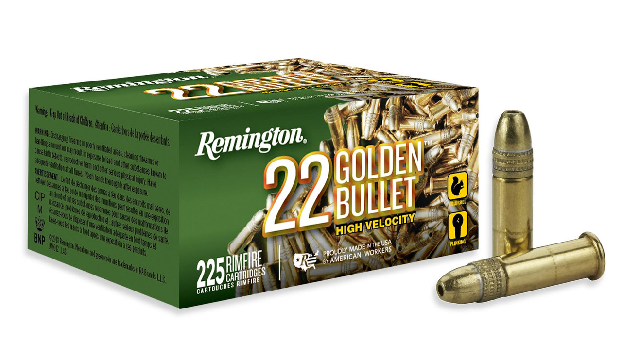 ★87MM★ Mmlg SUFFERS HFT GOLD REMINGTON 22 Golden Bullet High Velocity - Georgia Arms