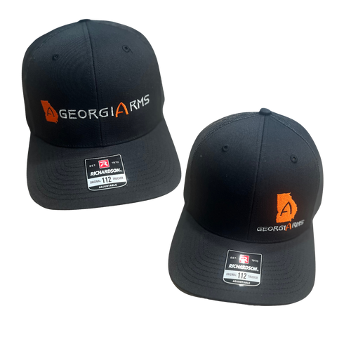 GA ARMS BLK/ORANGE HAT