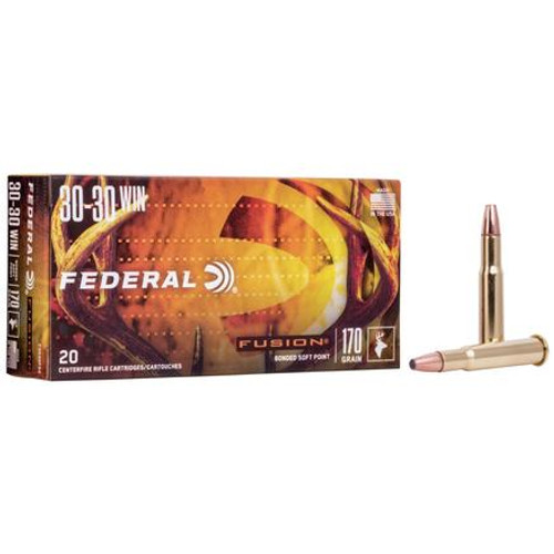 Federal Fusion Rifle Ammunition .30-30 Win 170 gr BTSP 2200 fps - 20/ct