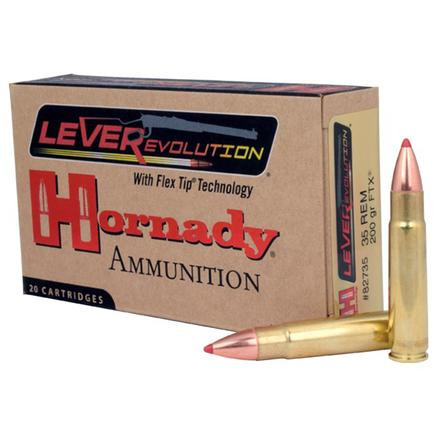 Hornady LEVERevolution Rifle Ammunition .35 Rem