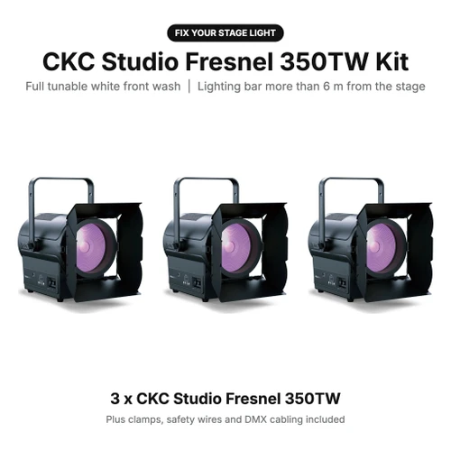 Fix Your Stage Light Kit: CKC Studio Fresnel 350TW (bar over 6m)