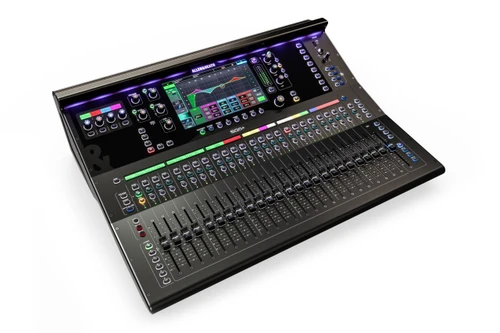 Allen & Heath SQ6+ digital mixer, left three quarter view