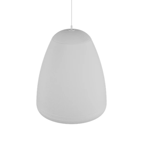 Quest Engineering MX pendant speaker, white, angled view (MX6P render)