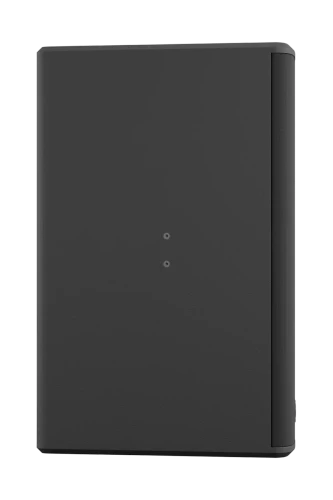 Quest Engineering Qi12 loudspeaker, black, angled view