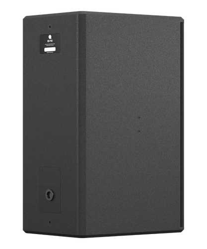 Quest Engineering Qi15 loudspeaker, black, side profile