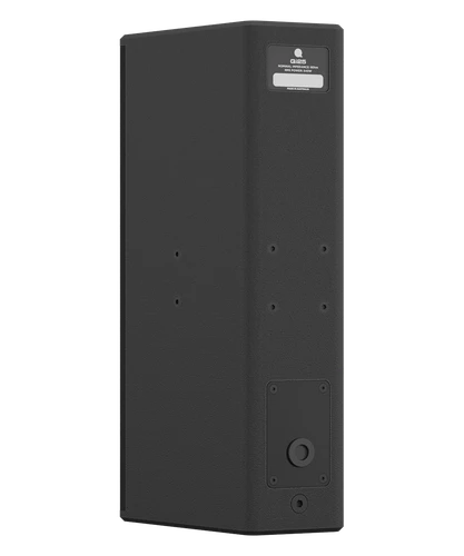 Quest Engineering Qi25 loudspeaker, black, rear panel with Euroblock connector