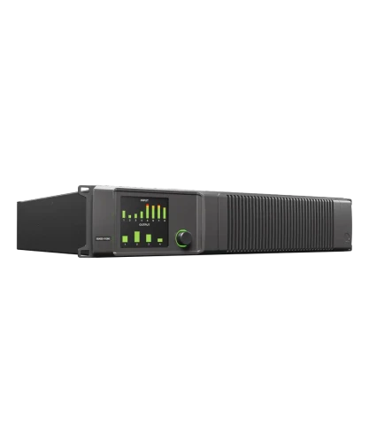 Quest Engineering QXD-10K rear panel with speakON outputs and powerCON mains