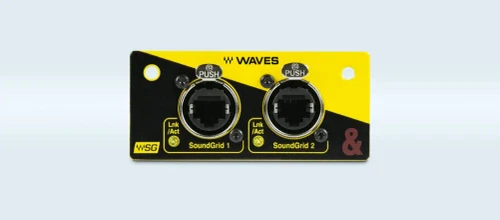 Allen & Heath SQ Waves V3 card front panel
