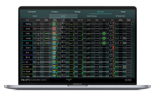 AHM System Manager software for AHM matrix processors