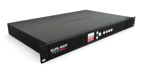 Allen & Heath AHM-16 audio matrix processor front three quarter view