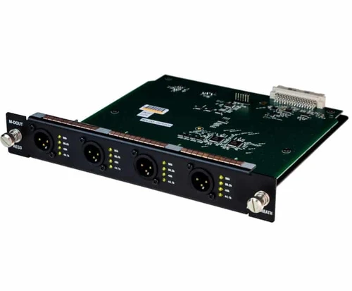 DX32 AES digital 4 stereo output module