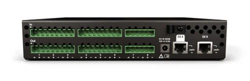 DX88-P rear panel with Phoenix I/O and DX ports
