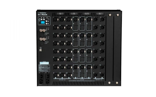 DiGiCo D2-Rack rear with BNC MADI and AES