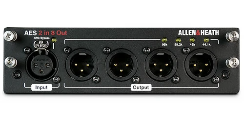 Allen & Heath AES3 option card front panel