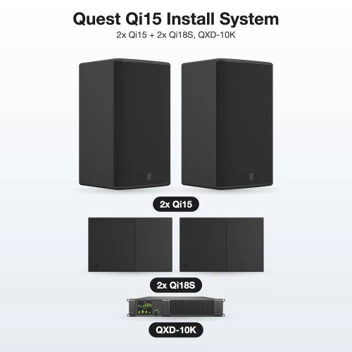 Quest Qi15 Install System: 2x Qi15 + 2x Qi18S, QXD-10K