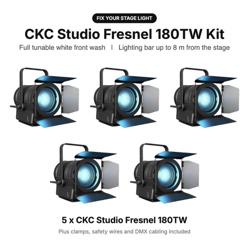 Stage Light Kit Calculator: Answer 2 Measurements, Get the Right Fresnel Front Wash