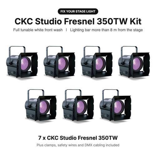 Stage Light Kit Calculator: Answer 2 Measurements, Get the Right Fresnel Front Wash