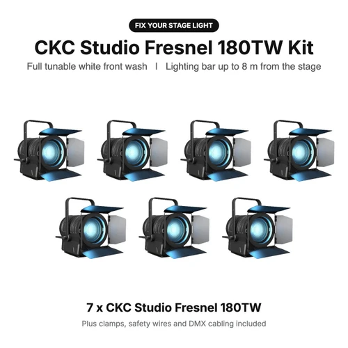Stage Light Kit Calculator: Answer 2 Measurements, Get the Right Fresnel Front Wash