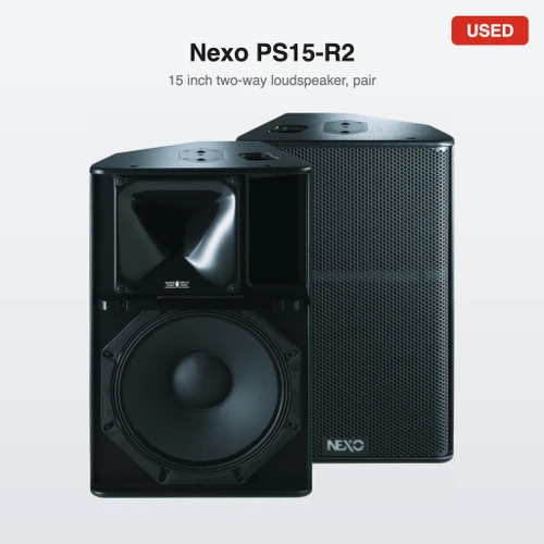Nexo PS15-R2 loudspeakers (used)