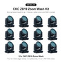 CKC Lighting ZB19 Zoom Wash Kit: Moving Heads with Clamps, Safety Wires and DMX