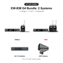 Sennheiser EW-IEM G4 In-Ear Monitor Bundle: 2 to 4 Systems with AC 41 Combiner and ADP Antenna