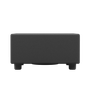 Quest Engineering MX10SB subwoofer, black, angled view