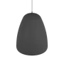 Quest Engineering MX pendant speaker, black, underside showing grille (MX6P render)