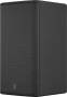 Quest Engineering Qi12E weatherproof loudspeaker, black, angled view