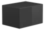 Quest Engineering Qi12S subwoofer, black, angled view